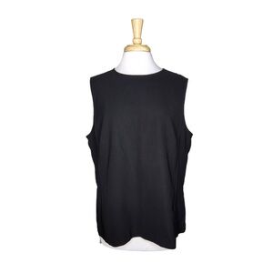 NWT Ann Taylor Black Lined Sleeveless Top (18T)